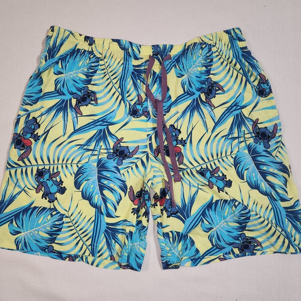 Stitch pajama shorts size small men's